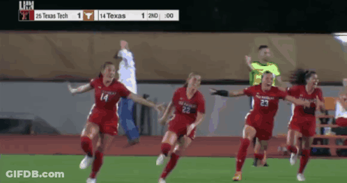 Soccer Game Between Texas Tech And Texas GIF