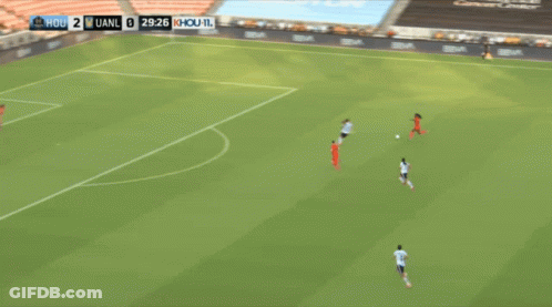 Soccer Game Between UANL And Khou-TL GIF