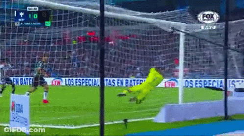 Soccer Game Broadcasted On Fox Sports GIF