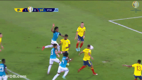Soccer Game Ecuador Vs Ecuador GIF