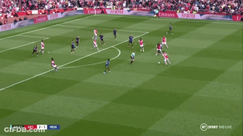 Soccer Game Emirates Sideline Ads GIF