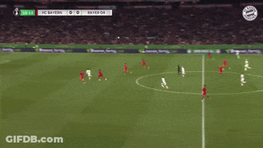 Soccer Game FC Bayern Vs Bayer 04 Score 0-0 GIF