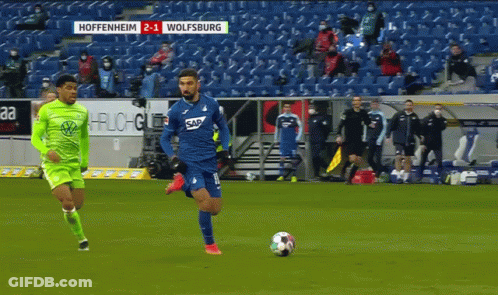 Soccer Game Hoffenheim Vs Wolfsburg Score 2-1 GIF
