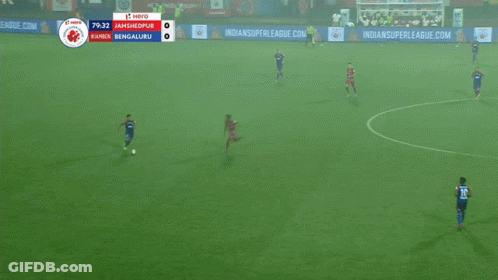 Soccer Game Hyderabad FC Vs Northeast United FC November 6 GIF