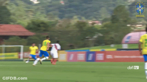Soccer Game In Brazil GIF