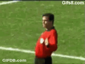 Soccer Game In Front Of Fame Sign GIF