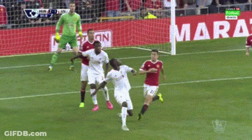 Soccer Game In Front Of Mara Advertisement GIF