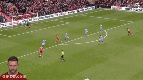 Soccer Game In Front Of Sky Sports Ad GIF