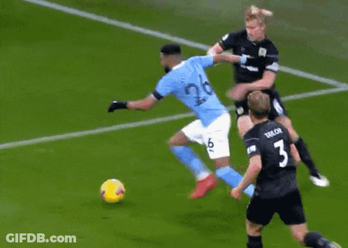 Soccer Game In Front Of Stay Sign GIF