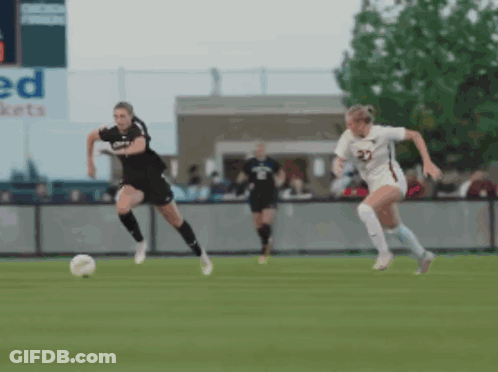 Soccer Game In Front Of United Sign GIF