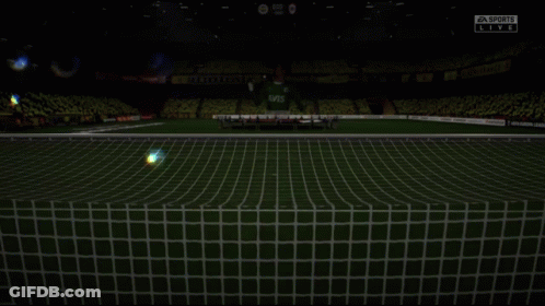 Soccer Game In Stadium 1-0 GIF