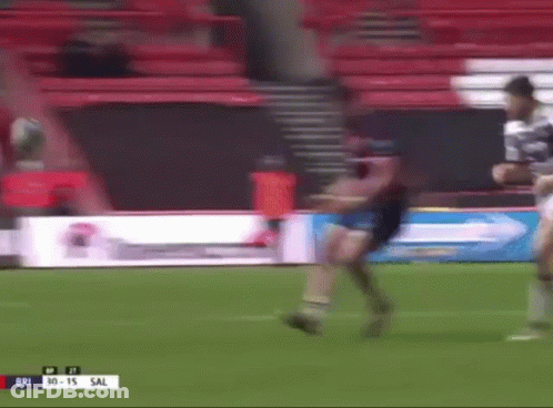 Soccer Game In Stadium Score 30-15 GIF