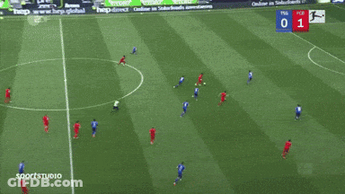Soccer Game In Stadium Sponsored By SAP And HEP GIF