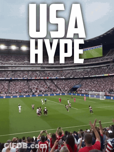 Soccer Game In Stadium USA Hype GIF