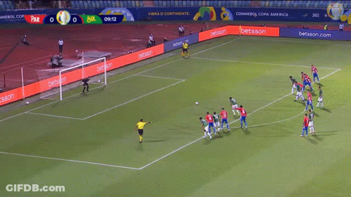 Soccer Game In Stadium With Betsson Banners GIF