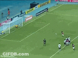 Soccer Game In Stadium With Guarana Banner GIF