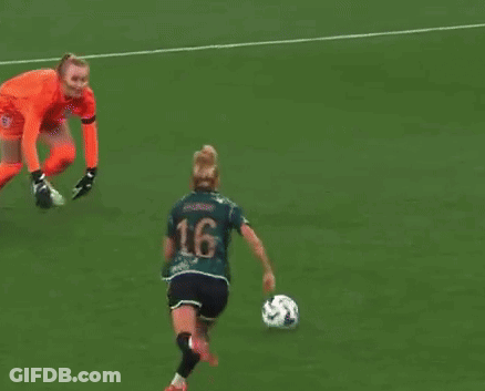 Soccer Game In Stadium With Pathe GIF