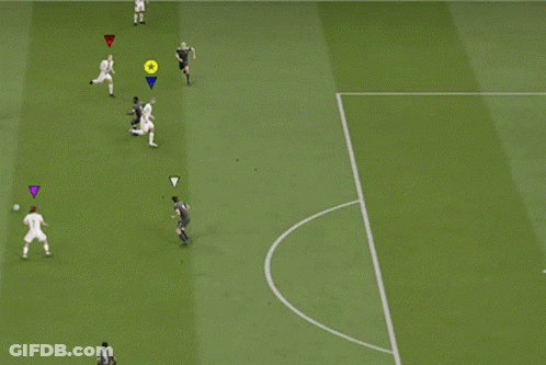 Soccer Game In Stadium With Pro Clubs Logo GIF