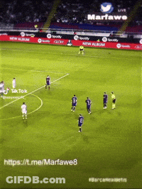 Soccer Game In Stadium With Spotify TikTok Ads GIF