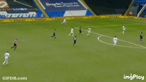 Soccer Game In Stadium With Stanley Banners GIF