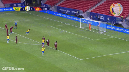 Soccer Game In Stadium With YouTube And Twitter Ads GIF