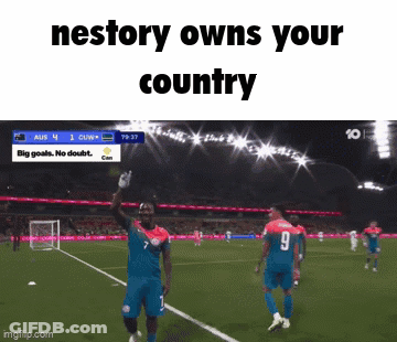 Soccer Game Nestory Owns Your Country GIF