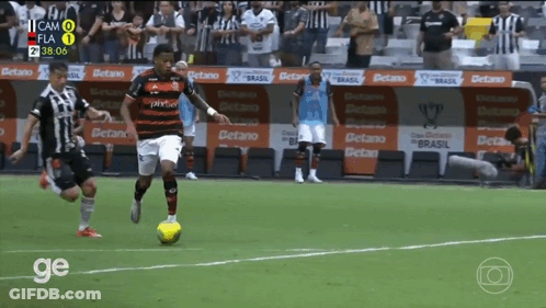 Soccer Game On Betano Field GIF