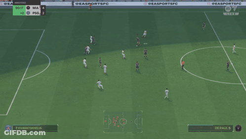 Soccer Game On Computer Screen GIF