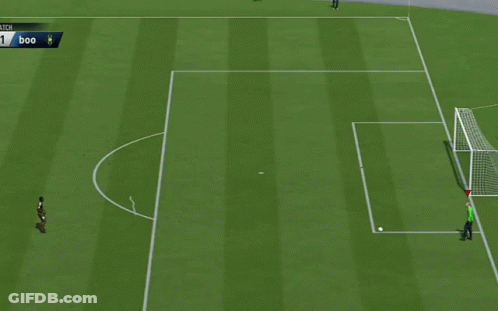 Soccer Game On Field Saying Living Football GIF