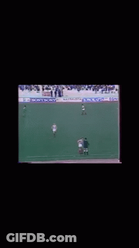 Soccer Game On Field With Adidas Express Ad GIF