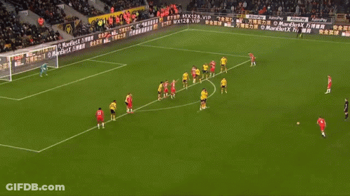 Soccer Game On Field With Apply Banner GIF