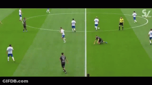 Soccer Game On Field With Betcity Ads GIF