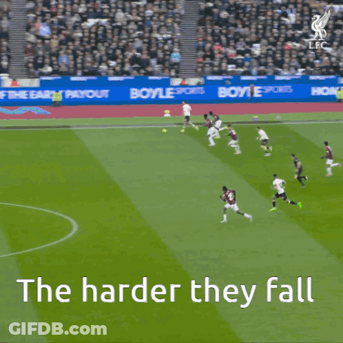 Soccer Game On Field With Crypto Bingx And Web3 Ads GIF