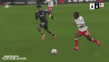 Soccer Game On Field With Tudor Ads GIF