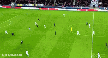 Soccer Game On Green Field GIF