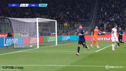 Soccer Game On Lenovo Field GIF