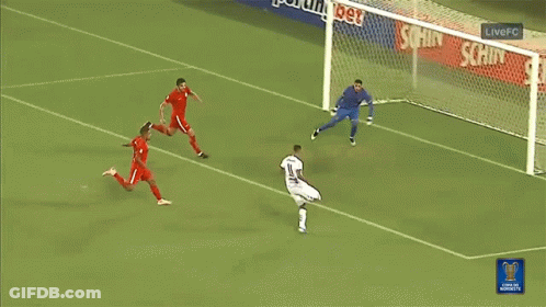 Soccer Game On Live Screen GIF