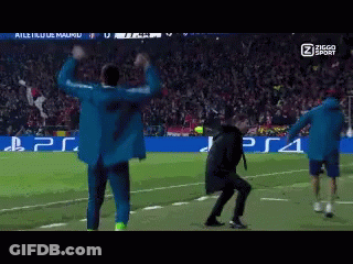 Soccer Game On PlayStation 4 Screen GIF