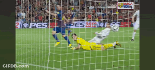 Soccer Game On Screen Saying PES 2012 GIF