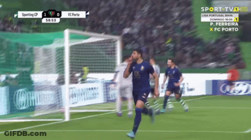 Soccer Game On Sport TV HD GIF