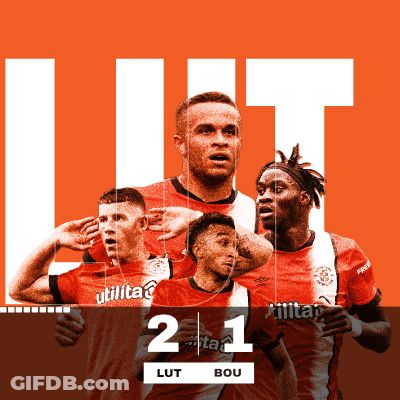Soccer Game Poster Saying 2 1 GIF