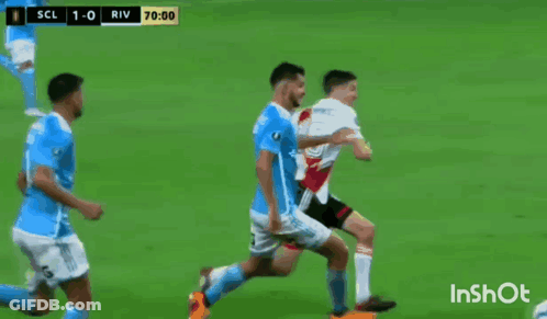 Soccer Game SCL Vs River GIF