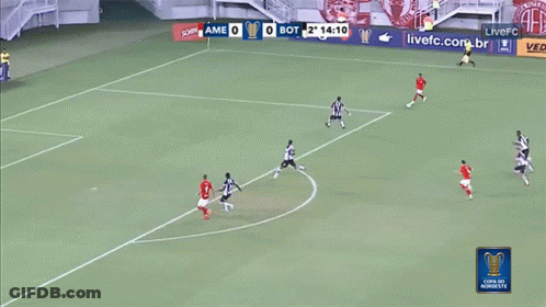 Soccer Game Score 0-0 GIF