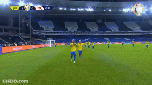 Soccer Game Score 0-0 GIF