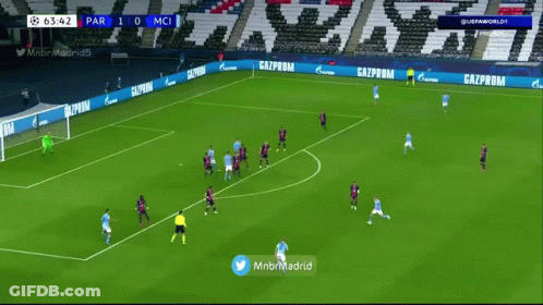 Soccer Game Score 0-0 GIF