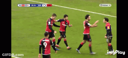 Soccer Game Score 1-0 GIF