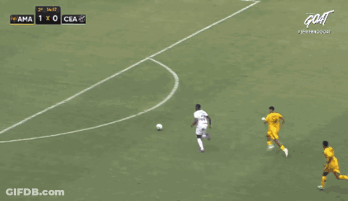 Soccer Game Score 1-0 GIF