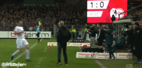 Soccer Game Score 1 To 0 GIF