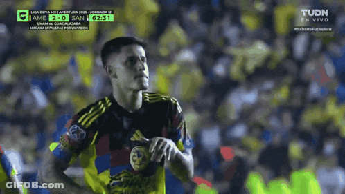 Soccer Game Score 2 To 1 On TV GIF