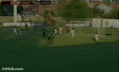 Soccer Game Score 82:45 GIF